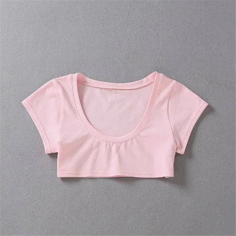 XUANSHOW New Fashion Cotton Crop Top Club Style Ultra Short Sleeves Tees Hot Exposed Breasts Erotic Women Sexy Girl's Tshirt - Tophatter Daily Deals