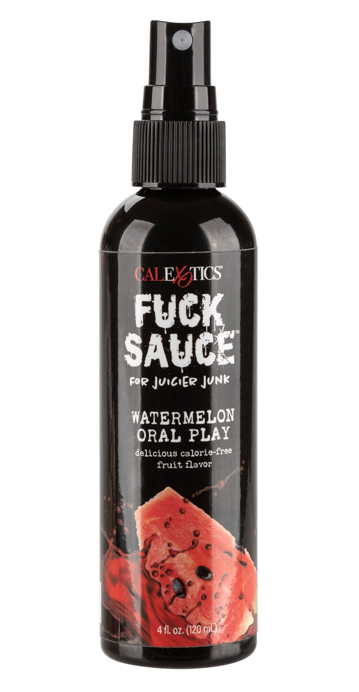Fuck Sauce Watermelon Oral Play Spray 4 fl. oz CalExotics Water-Based Edible Flavor > Lube > Oral Gels & Sprays - Tophatter Daily Deals
