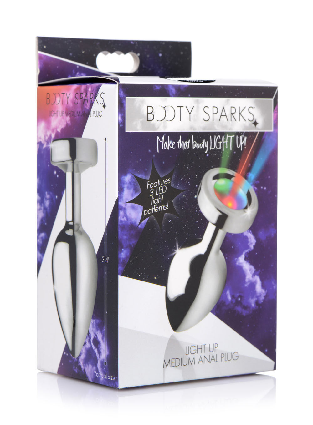 Light Up Large Anal Plug – Weighted 3 LED Light Patterns Anal Plug > Anal Range > Butt Plugs - Tophatter Daily Deals