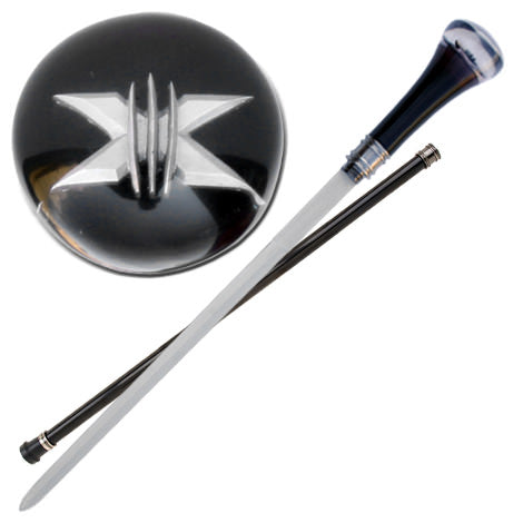 Cane Sword X Claw Acrylic Walking - TOPHATTER'S ARMORY DEALS Collectible Weapons - Tophatter Daily Deals