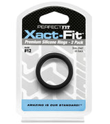Xact-Fit #12 1.2in 2 Pk Precision Cock Ring Set > Cock Ring > Sets - Tophatter Daily Deals