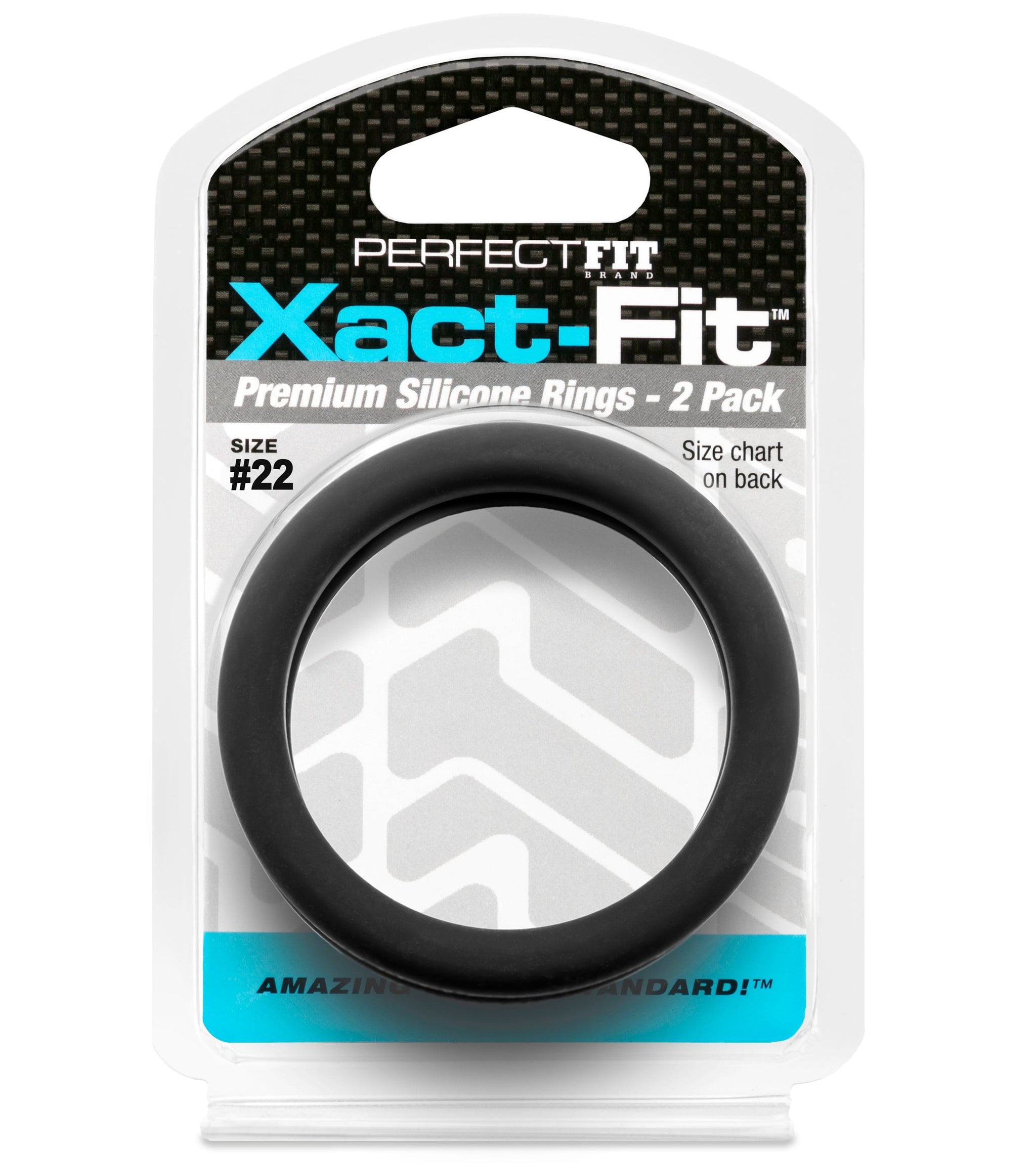 Xact Fit Number 22 2.2 Inch Cock Rings 2 Pack > Cock Ring > Single - Tophatter Daily Deals