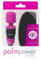 PalmPower Pocket Rechargeable – Travel-Sized Wand Vibrator > Sex Toys > Mini Massagers - Tophatter Daily Deals