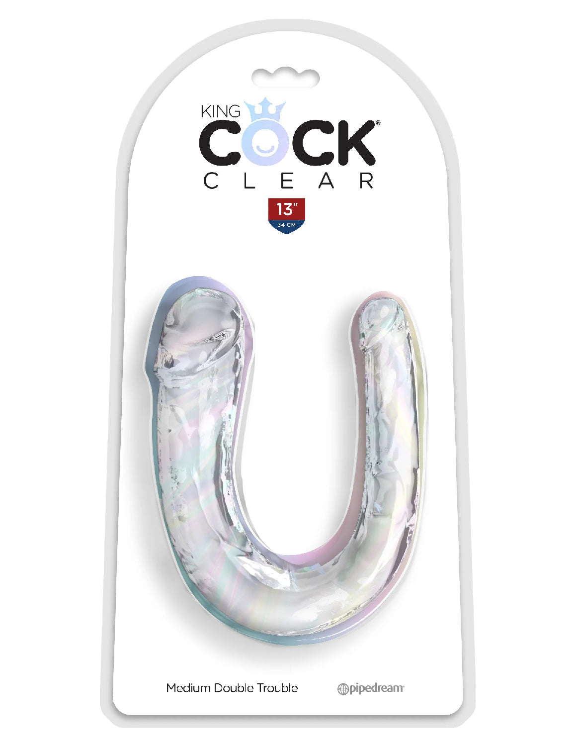 King Cock Medium Double Trouble Double Dildo > Dildos > Double Dildos - Tophatter Daily Deals
