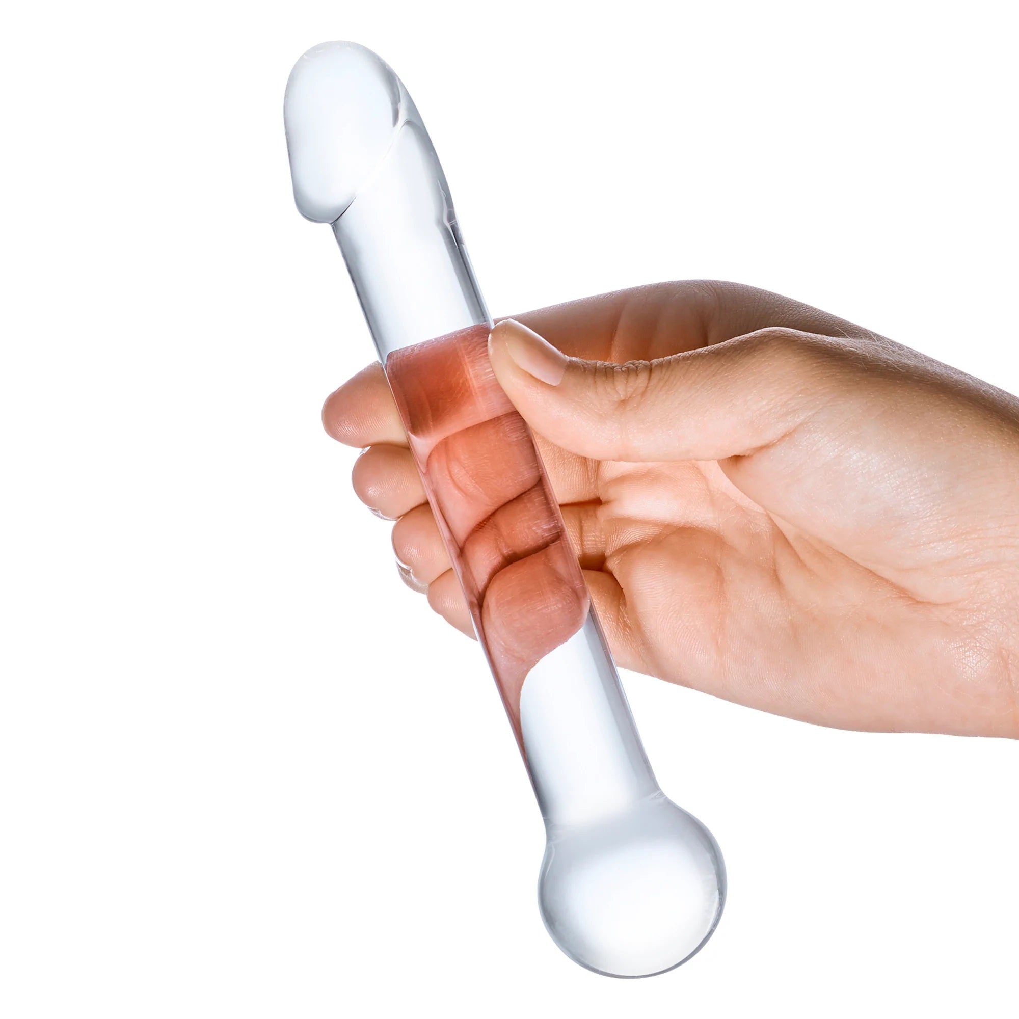 Glas 7 Inch Realistic Head Dildo – Glass Dildo > Glass > Dildos - Tophatter Daily Deals