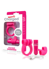 Charged Combo Kit 1 – Body-Safe Silicone Cock Ring and Fingertip Sleeve Kit > Sex Toys > Couples Toys - Tophatter Daily Deals