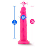Neo Dual Density Cock 7.5 Inch Neon Pink Dildo > Dildos > Realistic Dildos - Tophatter Daily Deals