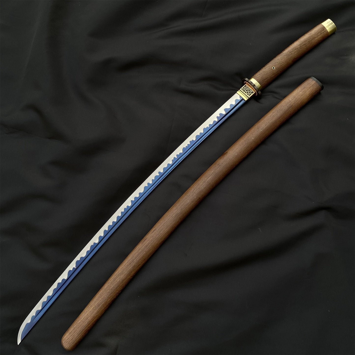 Authentic Japanese Katana Ninja Sword With Rose Wood Sheath - Tophatter Daily Deals