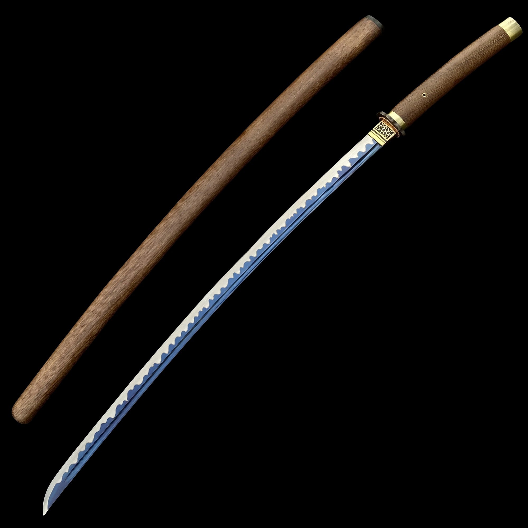 Authentic Japanese Katana Ninja Sword With Rose Wood Sheath - Tophatter Daily Deals