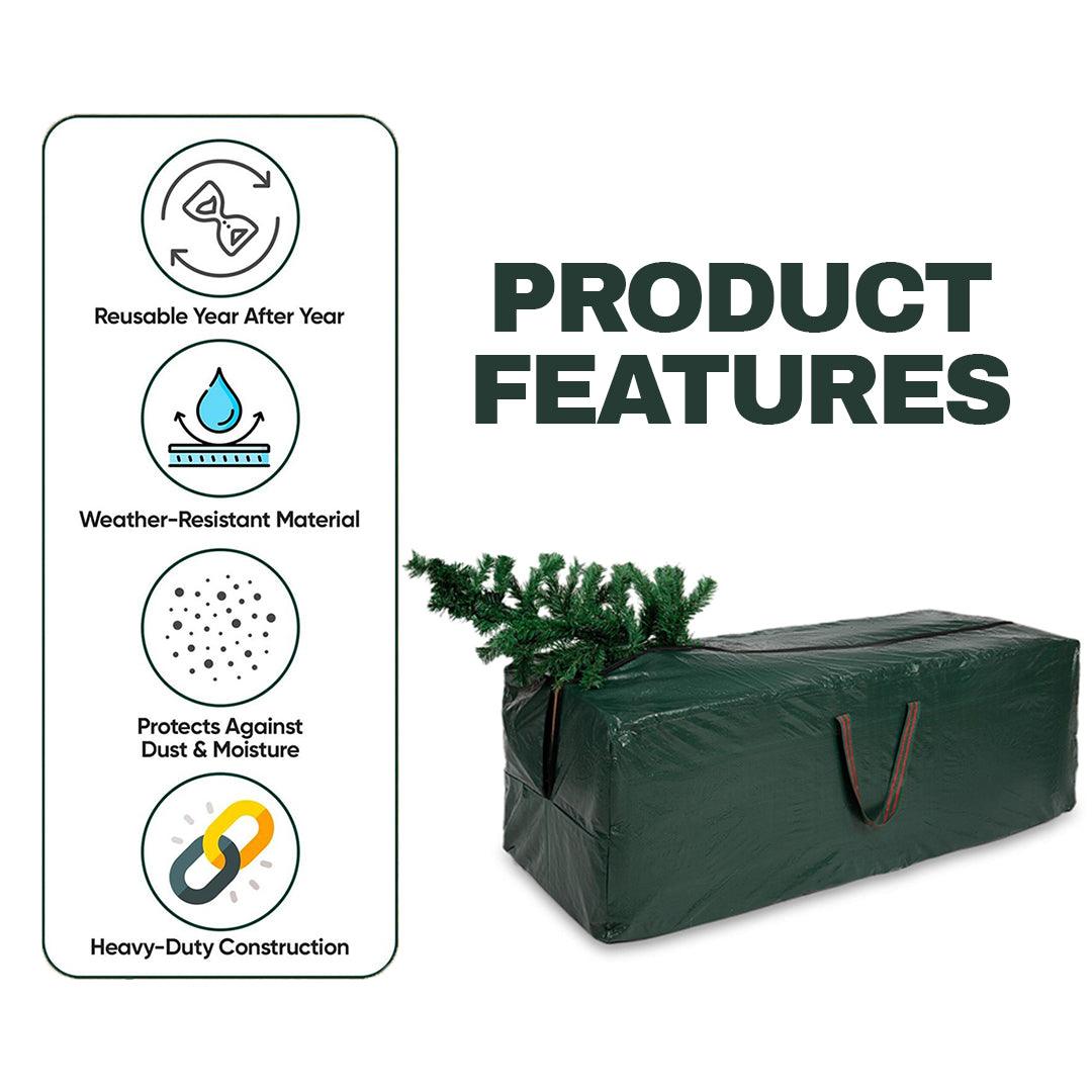 Xmas Tree Bags for Storage - 7ft Trees Artificial Christmas Tree Storage Bag Sturdy Handles Zipper Bag Festive & Franchise - Tophatter Daily Deals