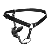 Strict Male Cock Ring Harness With Silicone Plug > Dildos > Strap On Harnesses - Tophatter Daily Deals