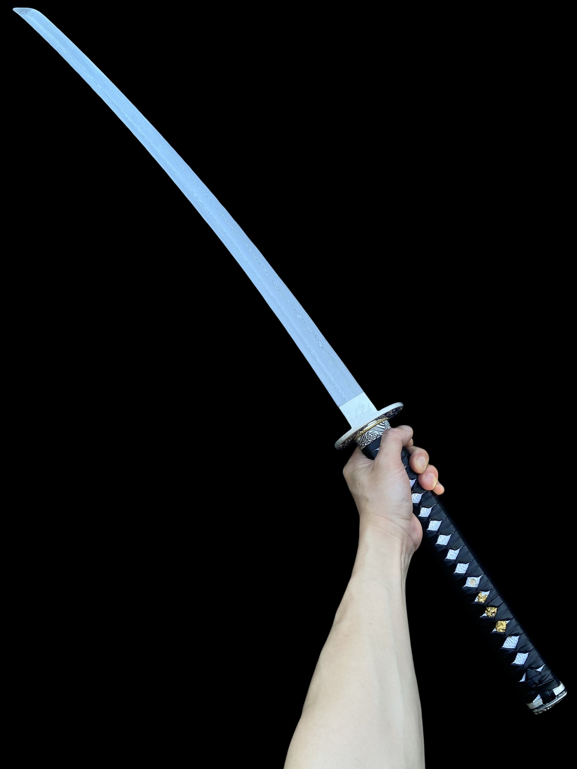 Ice Dragon Katana Damascus Steel Samurai Sword - Tophatter Daily Deals