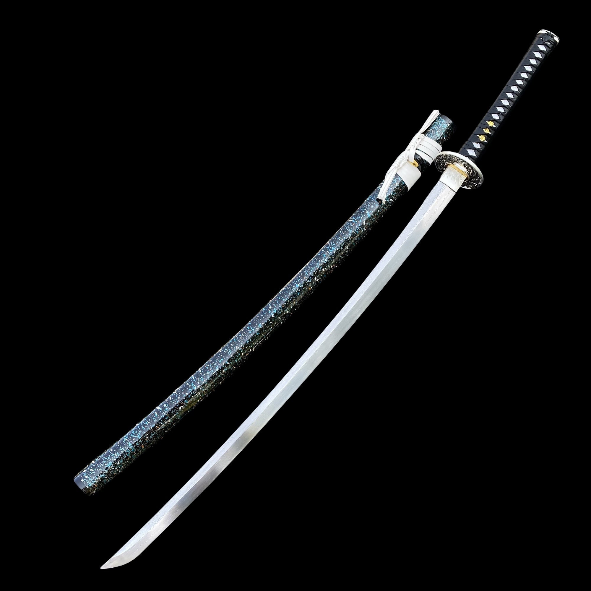 Ice Dragon Katana Damascus Steel Samurai Sword - Tophatter Daily Deals