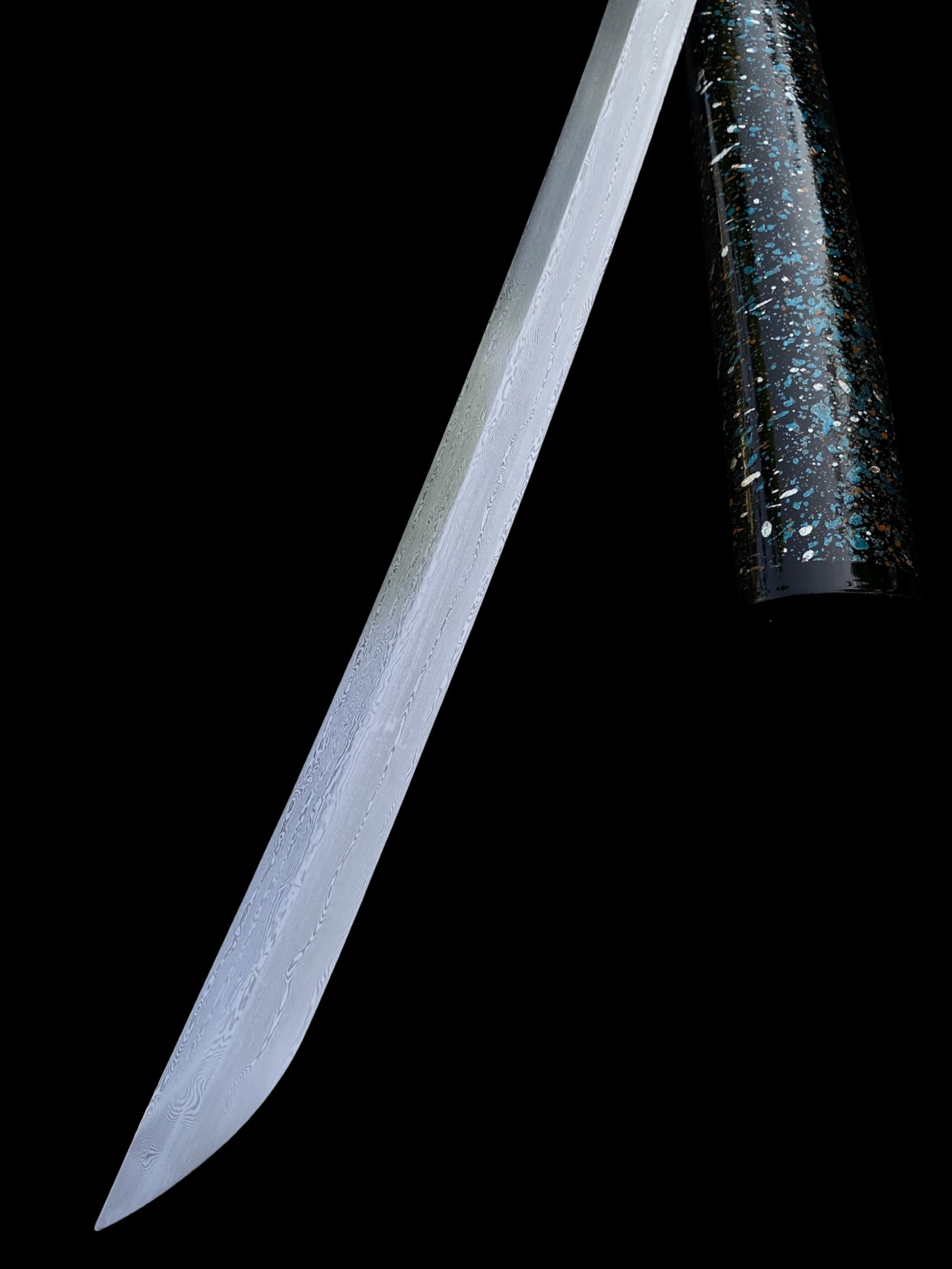 Ice Dragon Katana Damascus Steel Samurai Sword - Tophatter Daily Deals