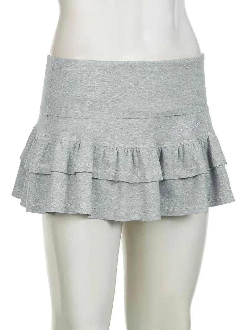 Y2K Aesthetics Pleated Mini Skirts Women Fairycore Kawaii Skirts - Tophatter Daily Deals