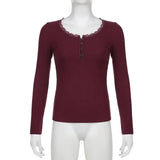 Y2K Button-Up Knitted New Year Christmas Coquette Aesthetic - Tophatter Daily Deals