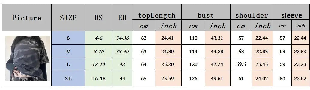 Y2K Grunge Emo Vintage T-shirt 2000s Cross Cyber Goth Patchwork Long Sleeve Tees E-girl Gothic Harajuku Loose Tops Women Men - Tophatter Daily Deals