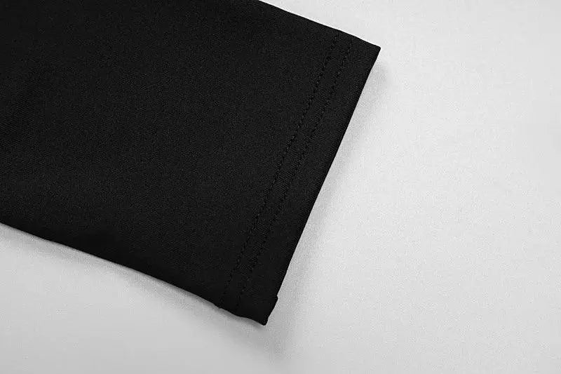 Y2K Sexy Hollow Out Summer Crop Corset Top Women Black Tees 2025 Autumn Long Sleeve Basic T Shirts Streetwear Party - Tophatter Daily Deals