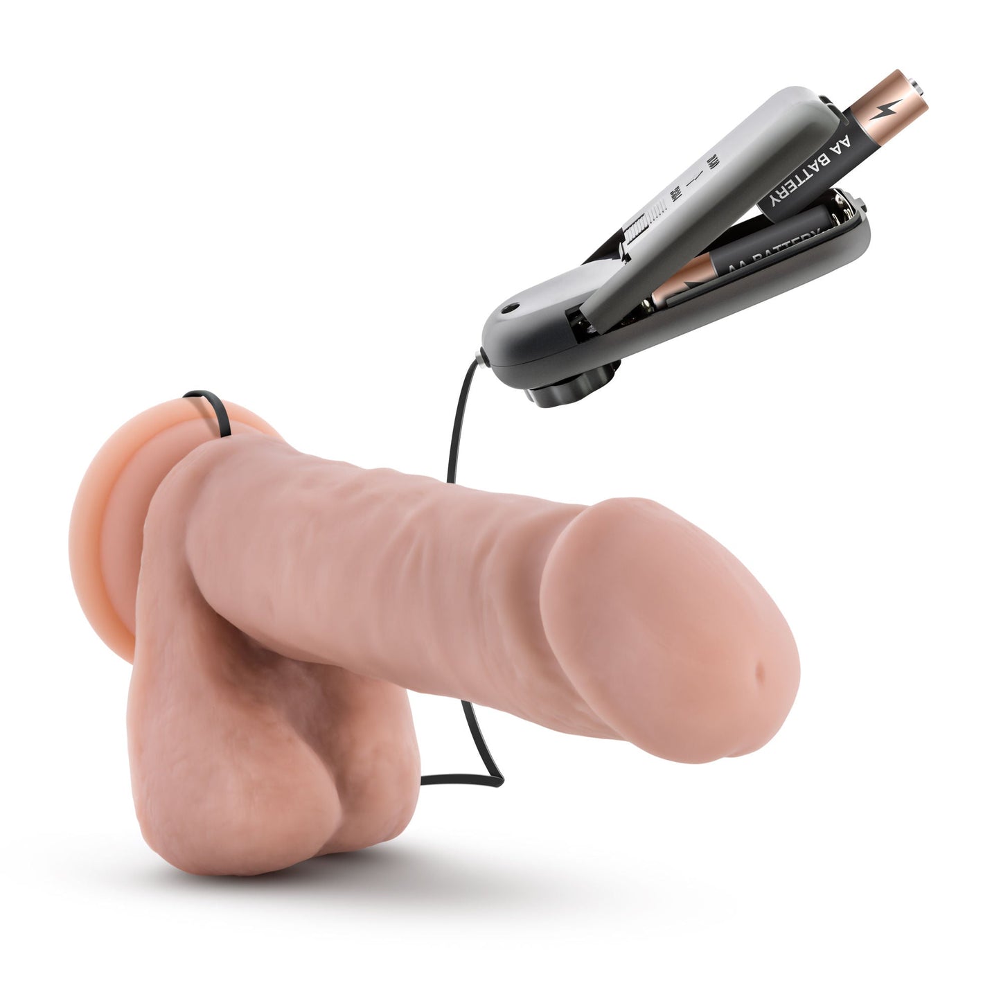 Coverboy The Goalie Vanilla Realistic Vibrating Dong Toy 8 Inch > Vibrators > Realistic Vibrators - Tophatter Daily Deals