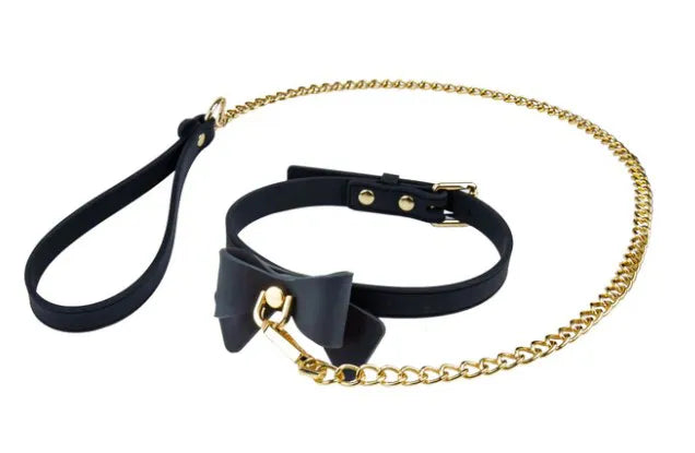 Temptasia Ardor – Adjustable Silicone Collar and Leash Set > Bondage Gear > Collars & Leashes - Tophatter Daily Deals