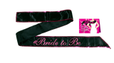 Bride to Be Black Hens Party Sash Adult Accessory > Novelties > Party Supplies - Tophatter Daily Deals