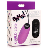 28x Ribbed Silicone Egg - Purple > Sex Toys For Ladies > Kegel Exercise - Tophatter Daily Deals