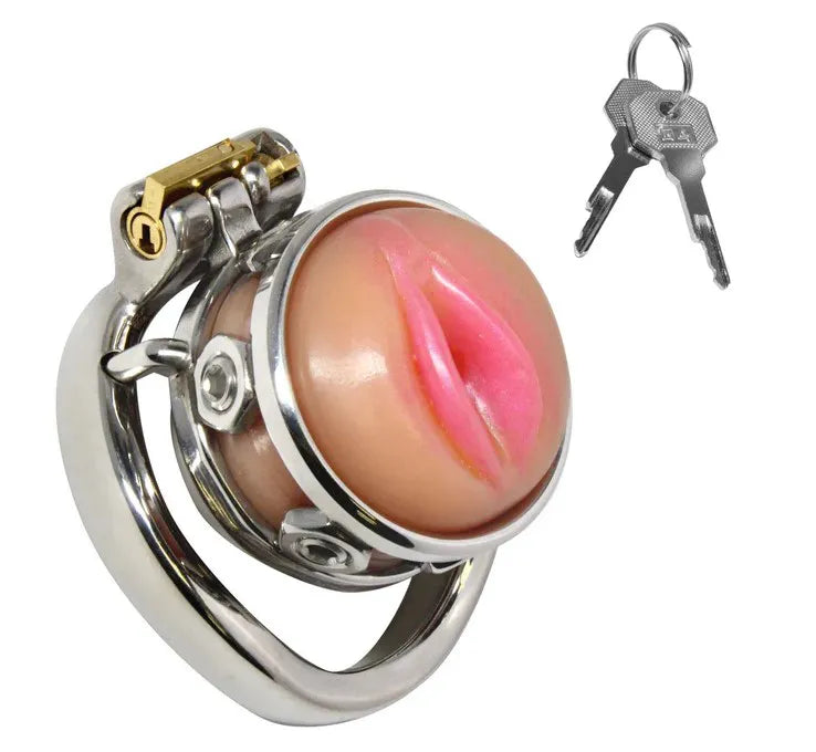 Pussy Boy Metal Chastity Cage – Body-Safe Silicone Chastity Device > Bondage Gear > Male Chastity - Tophatter Daily Deals