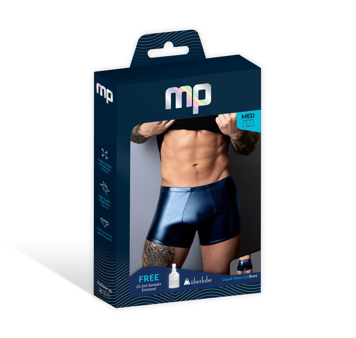 Liquid Onyx 2.0 Short Medium – Men's Wet Look Underwear > Clothes > Mens Briefs - Tophatter Daily Deals