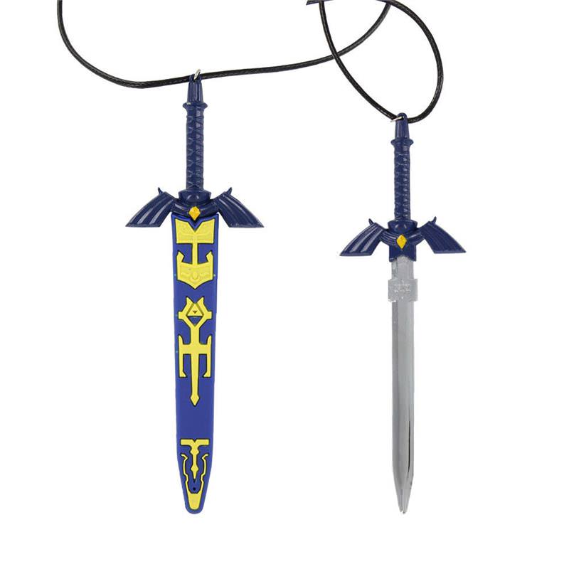 Legend of Zelda Hyrule Warrior Master Sword Necklace Collectible Weapons - Tophatter Daily Deals