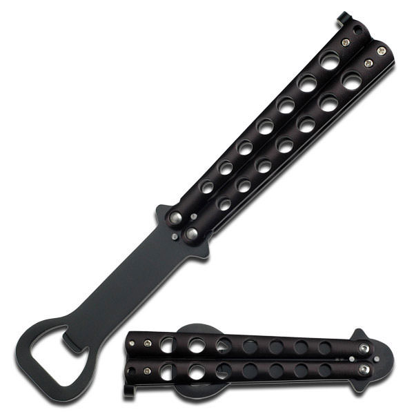 The Bartender Bottle Opener Butterfly Practice Knife Collectible Weapons - Tophatter Daily Deals