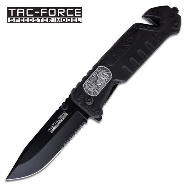 Special Forces Rescue Spring Assisted Opening Knife Collectible Weapons - Tophatter Daily Deals