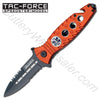 Orange Paramedic EMT Stiletto Style Spring Assisted Knife Collectible Weapons - Tophatter Daily Deals