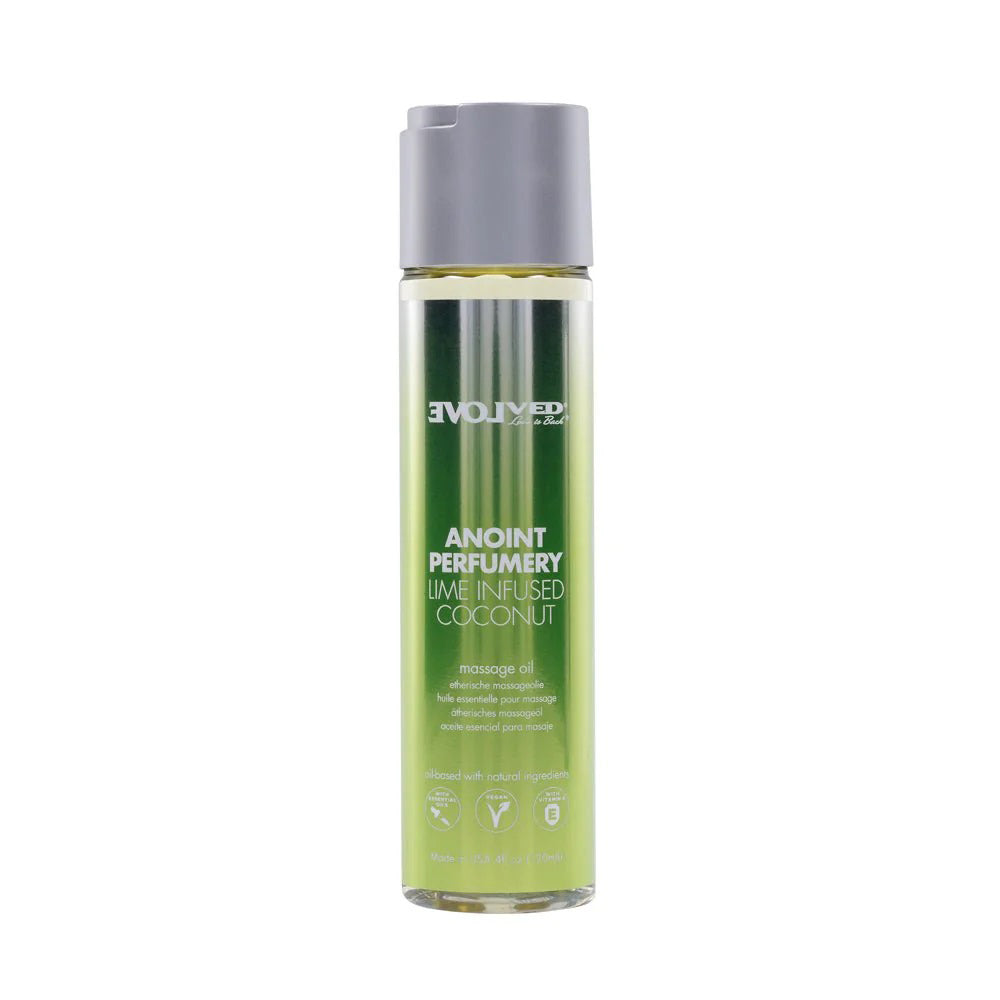 Evolved Anoint Perfumery (Lime Infused Coconut) – 120ml Massage Oil > Essentials > Massage Oil - Tophatter Daily Deals