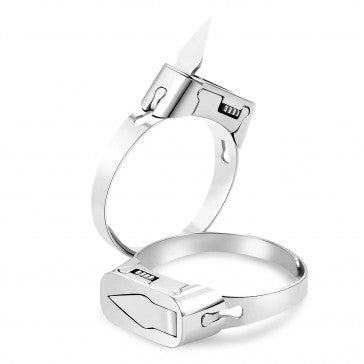 Hidden Blade Ring CHROME - Tophatter Daily Deals