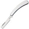 Stainless Steel Straight Razor Blade Folding Pocket Knife - TOPHATTER'S ARMORY DEALS Collectible Weapons - Tophatter Daily Deals