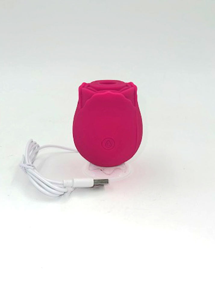 Intimately GG The GG Rose Pink Silicone Suction Stimulator 2.6 Inch Rechargeable > Sex Toys For Ladies > Rose Stimulators - Tophatter Daily Deals