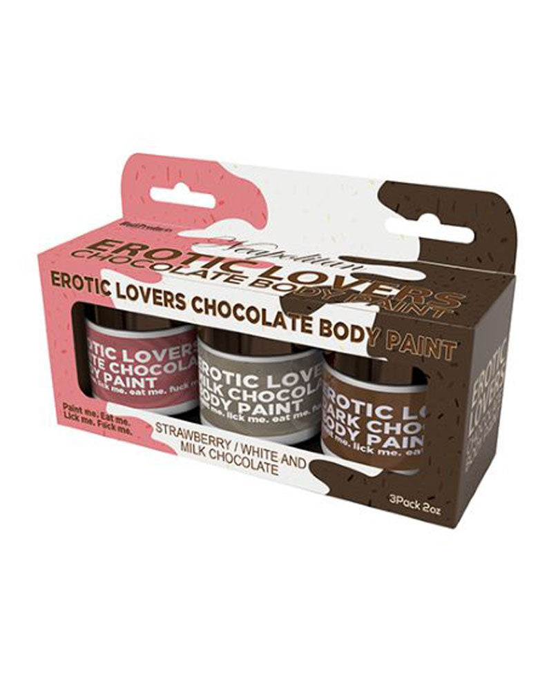 Chocolate Lovers Neapolitan – Assorted Flavours Edible Body Paints Set > Essentials > Bath & Body - Tophatter Daily Deals