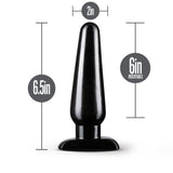 Basic Large Black Anal Plug for Comfortable Intimate Adventures > Anal Range > Butt Plugs - Tophatter Daily Deals