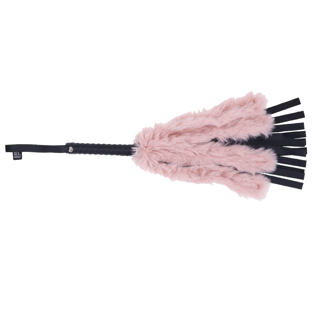Sex & Mischief Brat Faux Fur Flogger 49.5 cm Long > Bondage Gear > Whips & Floggers - Tophatter Daily Deals