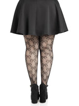 Plus Bow Net Tights – Plus Size Nylon Spandex Tights > Clothes > Hosiery > Pantyhose & Tights - Tophatter Daily Deals