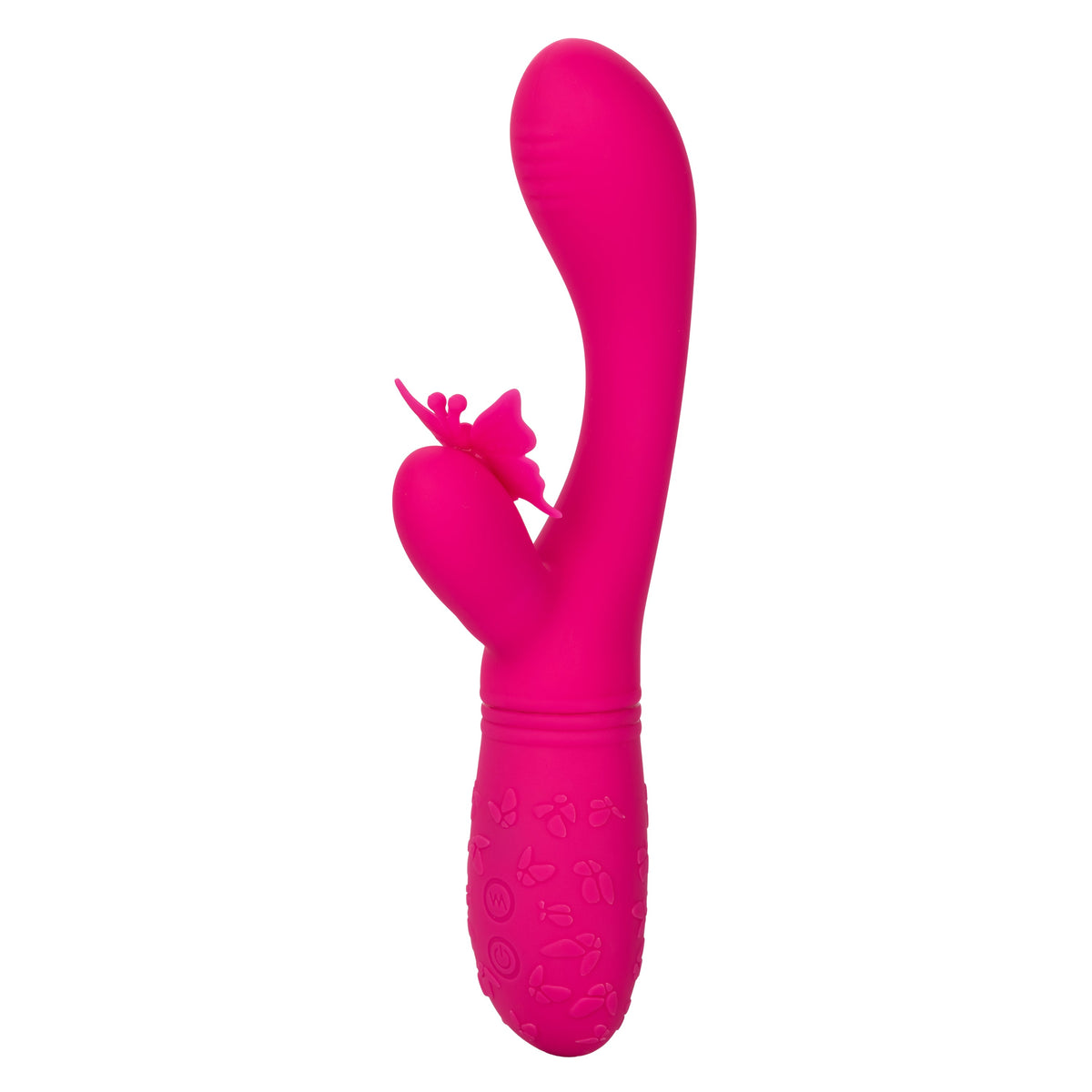 Butterfly Kiss Flutter Vibrator in Pink with 10 Vibration Functions and Dual Motors > Vibrators > Ladies > Rabbit - Tophatter Daily Deals
