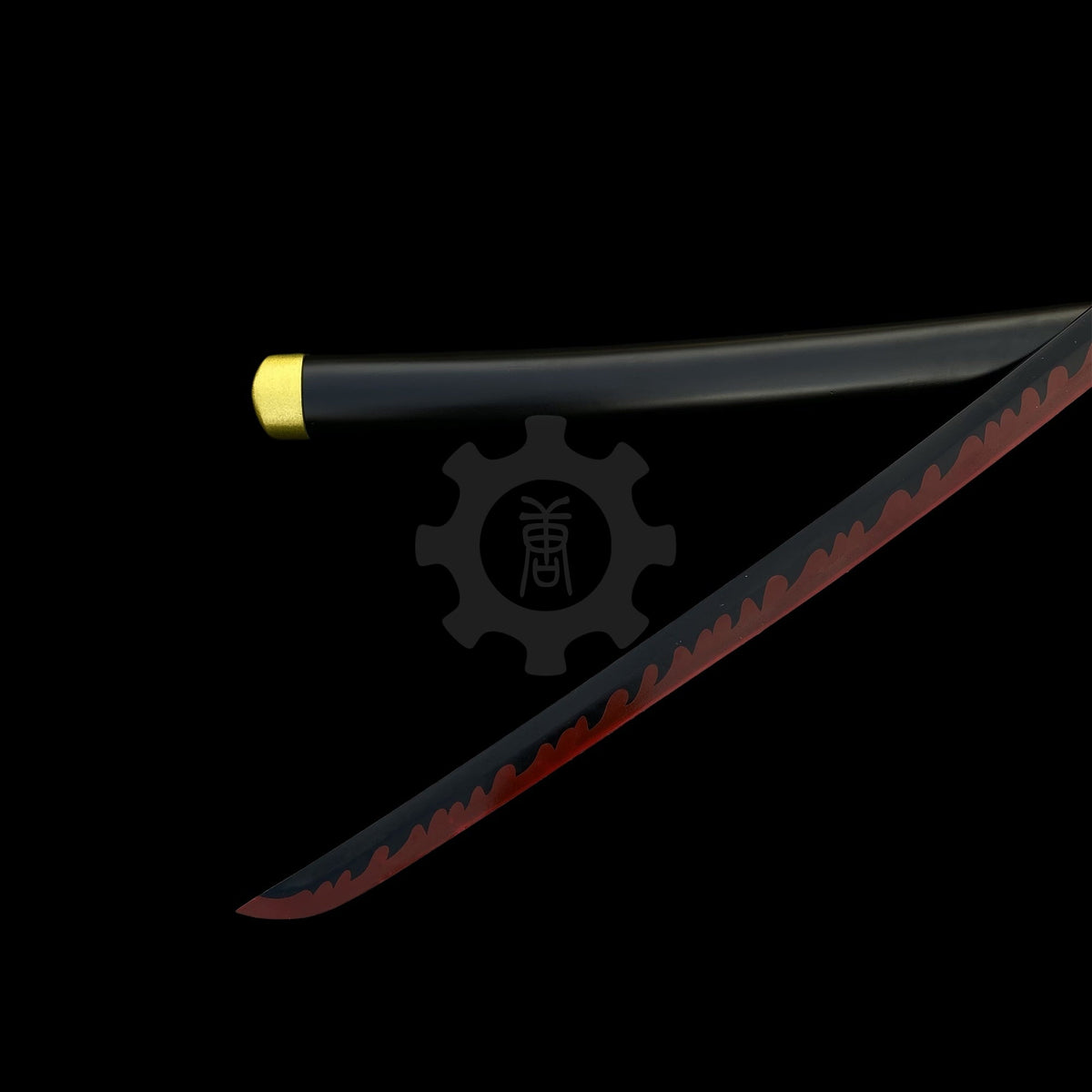 IRL Yoriichi Nichirin Sword Katana-Carbon Steel 1045 - Tophatter Daily Deals