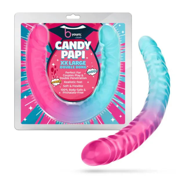 B Yours Candy Papi Sugar Stud – Flexible Double Dong Vibrator > Dildos > Double Dildos - Tophatter Daily Deals