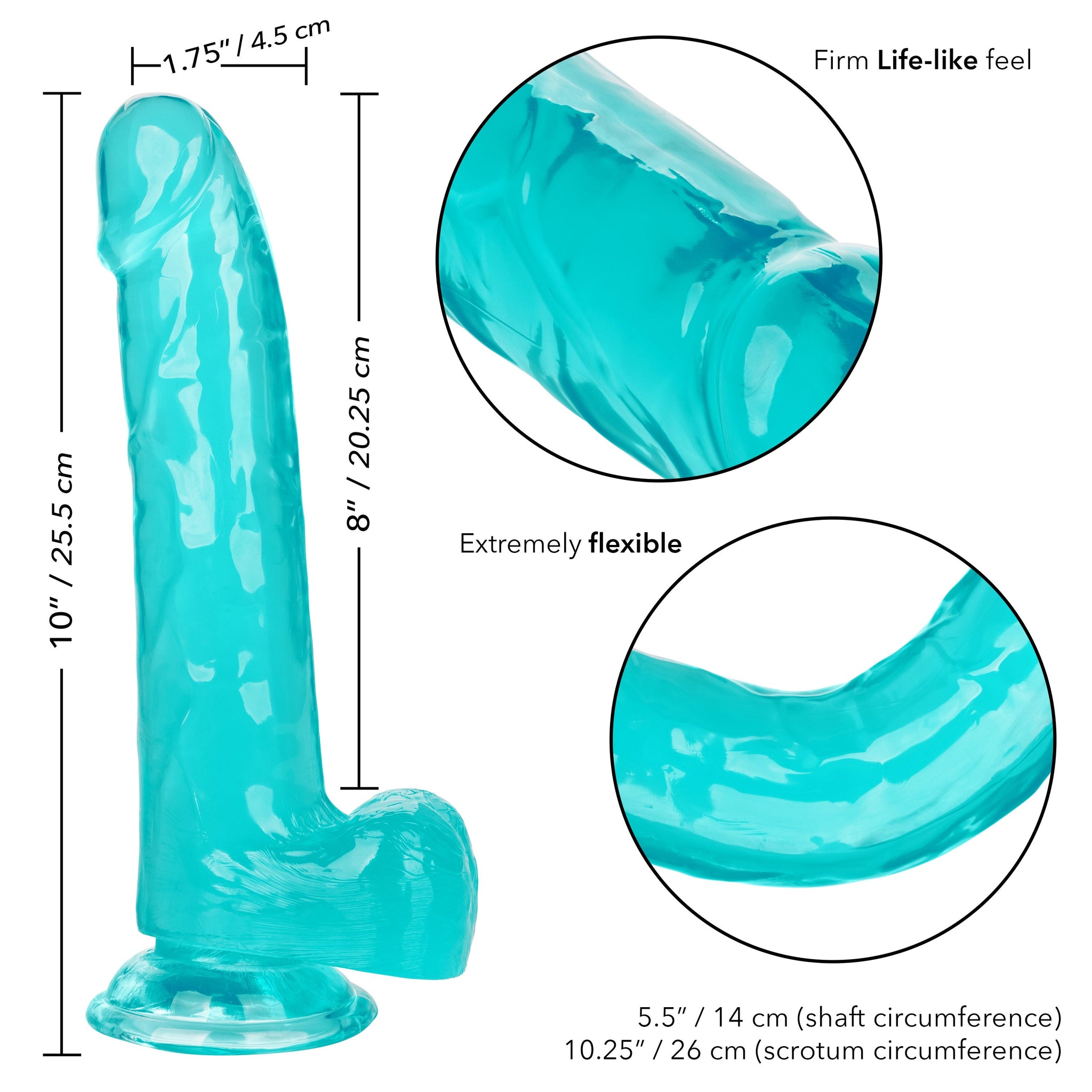 Size Queen 8 Inch Realistic Dong in Ivory > Dildos > Realistic Dildos - Tophatter Daily Deals