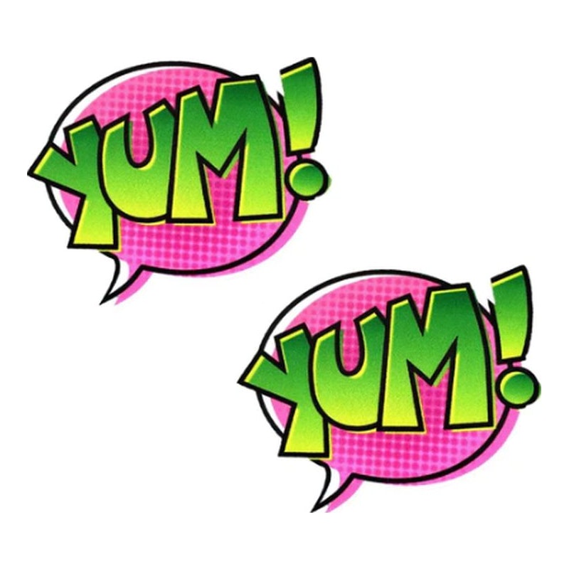 YUM Pasties 2.5x2.5 Inches for Raves and Parties > Clothes > Pasties - Tophatter Daily Deals