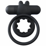 Ohare (Black | Blue | Green) – Rechargeable Silicone Rabbit Vibrating Cock Ring > Cock Ring > Vibrating - Tophatter Daily Deals