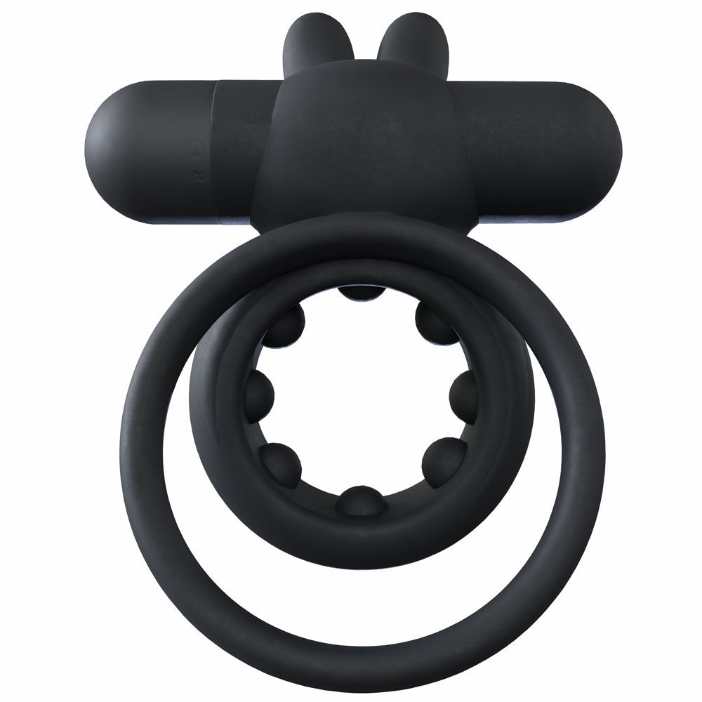Ohare (Black | Blue | Green) – Rechargeable Silicone Rabbit Vibrating Cock Ring > Cock Ring > Vibrating - Tophatter Daily Deals