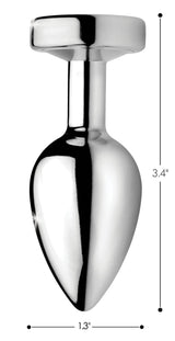 Light Up Large Anal Plug – Weighted 3 LED Light Patterns Anal Plug > Anal Range > Butt Plugs - Tophatter Daily Deals