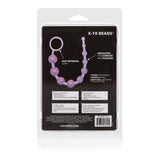X-10 Beads Purple Graduated Anal Pleasure Beads with Easy Retrieval Loop and Smooth Jelly Finish > Anal Range > Anal Beads - Tophatter Daily Deals