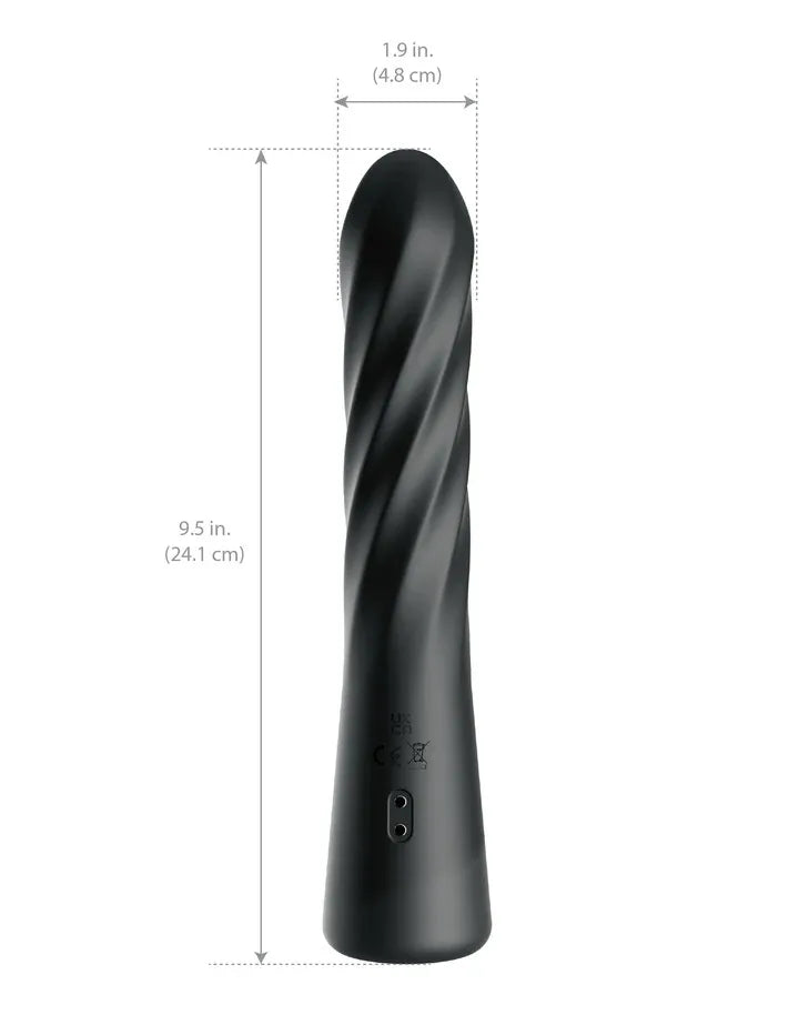 Anal Fantasy Elite Twist Ecstasy – Spiral Sculpted Anal Plug > Anal Range > Vibrating Butt Plugs - Tophatter Daily Deals